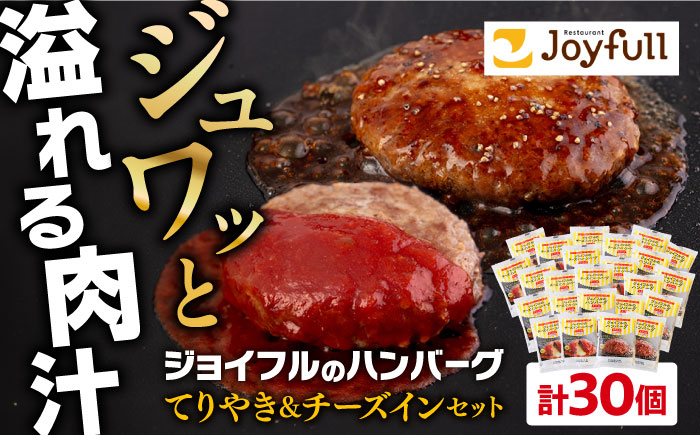 ジョイフル ハンバーグ スペシャル 詰め合わせ 2種 30個 セット《築上町》【株式会社　ジョイフル】 [ABAA071]