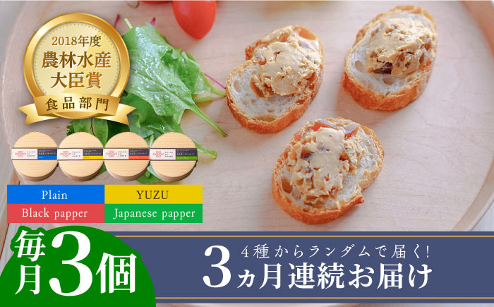 【全3回定期便】奈良漬 × クリームチーズ 3個 《築上町》【有限会社奈良漬さろん安部/SALON DE AMBRE】奈良漬 奈良漬け 漬物 漬け物 つけもの ワイン 日本酒 ウイスキー お酒 おつまみ お供 [ABAE031]