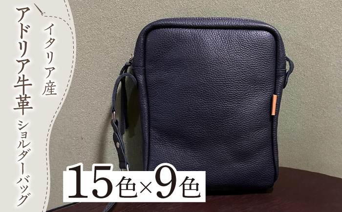 【職人手作り】イタリア産 アドリア牛革 ショルダーバッグ（135通りの組み合わせ）《築上町》【たけもとかばん】 革製品 レザー 牛革 [ABAM037]