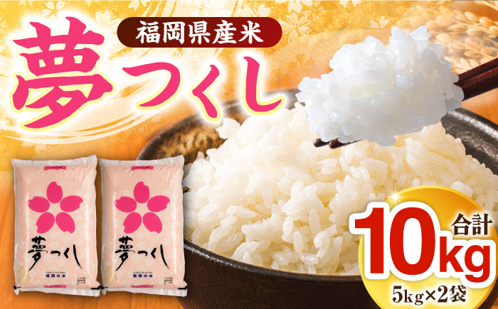 福岡県産米 夢つくし 5kg×2袋《築上町》【有限会社ファインリョーコク】米 精米 白米 [ABCO003]