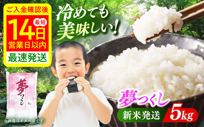 【令和7年度産 新米！】福岡県産米 夢つくし 5kg 精米《築上町》【有限会社ファインリョーコク】 [ABCO021]