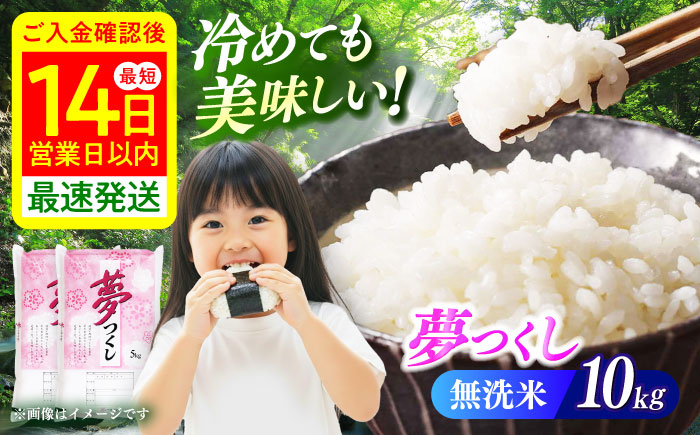 【令和7年度産】無洗米 夢つくし 10kg 精米 有限会社ファインリョーコク/築上町 [ABCO036]