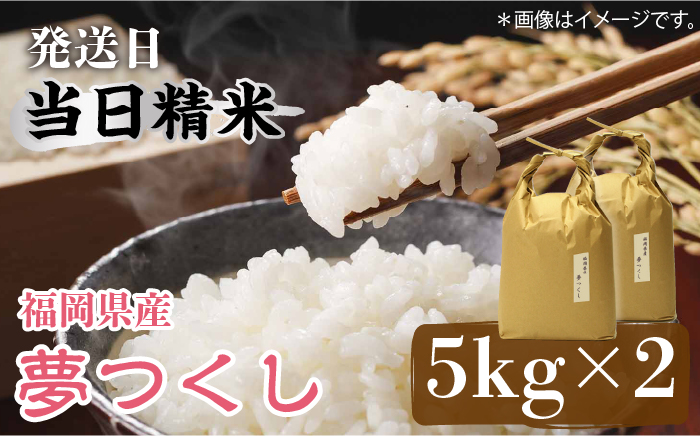 【先行予約】福岡の食卓ではおなじみの人気のお米「夢つくし」5kg×2袋 [10kg] [白米]【2024年11月下旬以降順次発送】《築上町》【株式会社ベネフィス】 [ABDF032] 精米 米 ご飯 ごはん こめ コメ