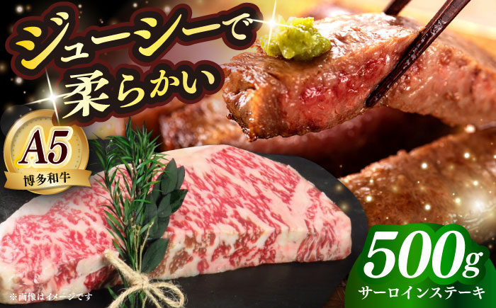 国産 博多和牛 A5ランク サーロイン ステーキ 250g × 2枚 雌 ≪築上町≫【KRAZY MEAT】 ステーキ 和牛 肉 BBQ [ABEN013]