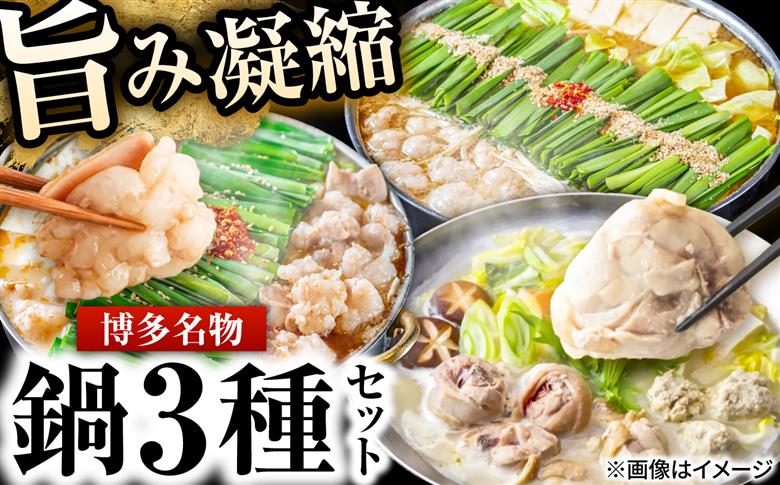 上田商店 博多もつ鍋(醤油・白味噌/各2人前)＆水炊き(2-3人前)《築上町》【吉浦コーポレーション】 もつ鍋 博多もつ鍋 水炊き 鍋セット 国産牛 [ABFF014]