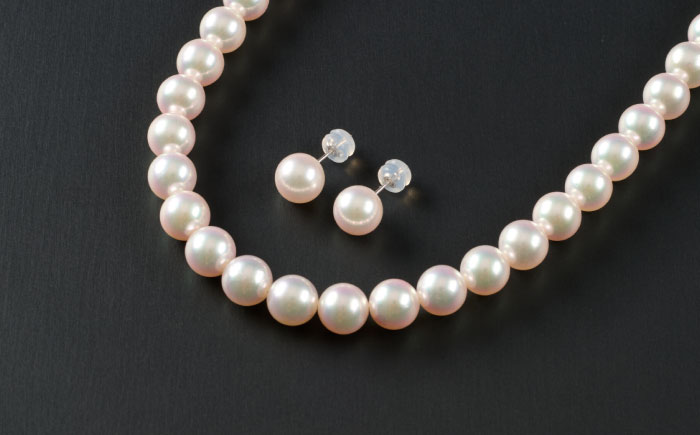 【選べる】【限定2セット】【オーロラ天女・真珠科学研究所鑑定書付き】8.0-8.5mm 最高峰アコヤ真珠ネックレスとピアスorイヤリング 2点セット / アクセサリー / 佐賀県 [41AAAA009]