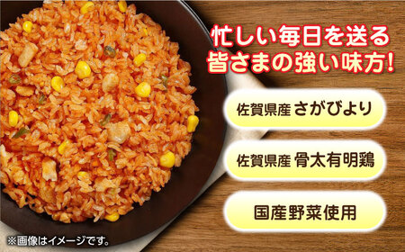 【全6回定期便】チキンライス 計60食分（250g×10食分×6回）/ 冷凍食品 / 佐賀県 / さが風土館季楽 [41AABE100]