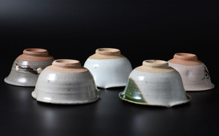 【唐津焼】絵唐津向付5客セット / 小皿 / 佐賀県 / 大杉皿屋窯 [41ABAC008]