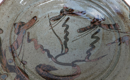 【唐津焼】絵唐津松竹梅文蛤向付 / 佐賀県 / 太兵衛窯 [41ADBR006]