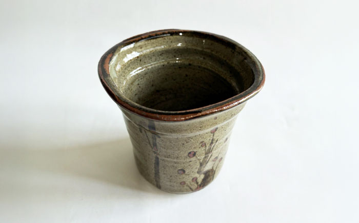 【唐津焼】絵唐津松竹梅文湯呑 / 佐賀県 / 太兵衛窯 [41ADBR045]