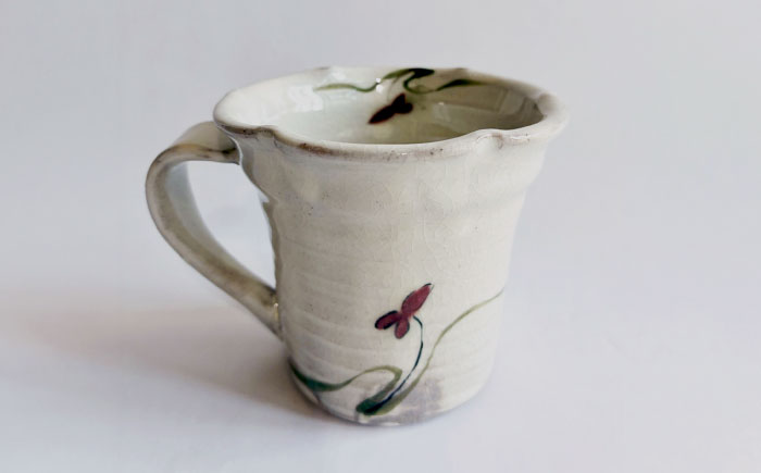 【唐津焼】唐津釉裏紅マグカップ / 佐賀県 / 太兵衛窯 [41ADBR046]