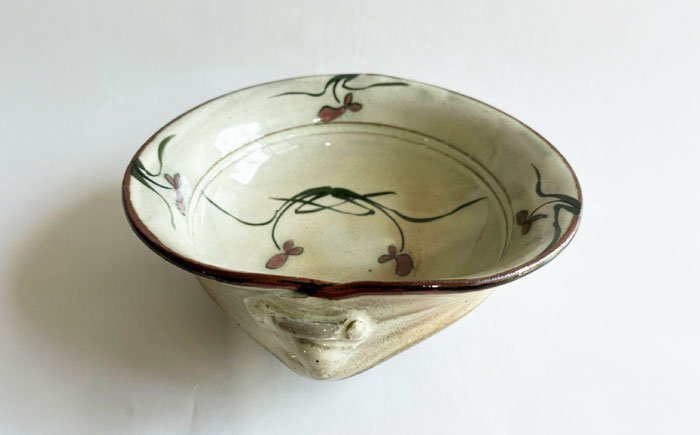 【唐津焼】唐津釉裏紅蛤向付 / 佐賀県 / 太兵衛窯 [41ADBR049]