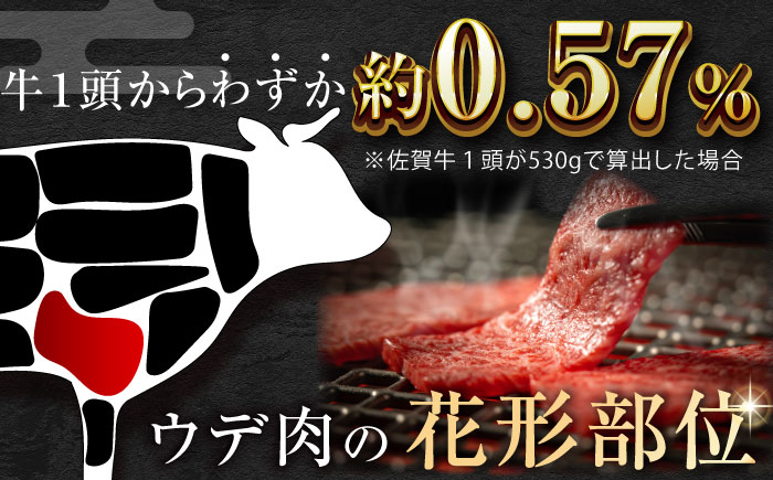 【ロマ佐賀】厳選佐賀牛ミスジ焼肉500g / 牛肉 / 佐賀県 / 有限会社片岡精肉店 [41AEAC014]