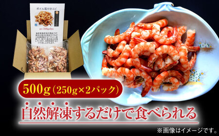 【数量限定】伊万里産 車海老のボイル（尾付きムキえび） 計500g（250g×2袋） / 佐賀県 / 株式会社拓水 伊万里クルマエビセンター [41AEAJ005]