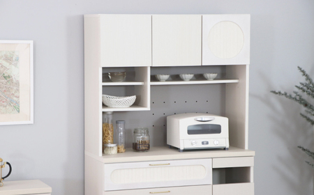 【開梱・設置付】シロカ105 キッチンボード ホワイト / 家具 / 佐賀県 / 株式会社東馬 [41AJCE006]