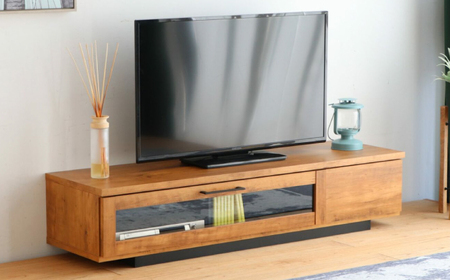 【開梱・設置付】【色が選べる】アダムロ140ローボード（ライトブラウン・ウォールナット） / 家具 / 佐賀県 / 株式会社東馬 [41AJCE020]