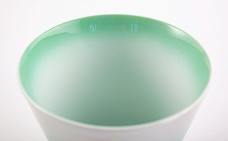 【有田焼】【其泉】焼酎グラス オーロラ グリーン / コップ / 佐賀県 / 株式会社賞美堂本店 [41APAQ003]