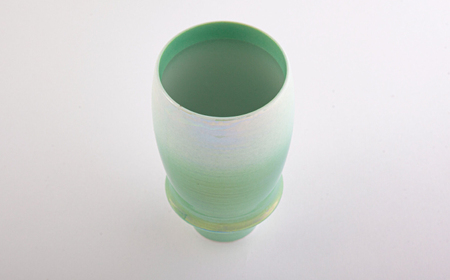 【有田焼】【其泉】ビアグラス オーロラ グリーン / コップ / 佐賀県 / 株式会社賞美堂本店 [41APAQ009]