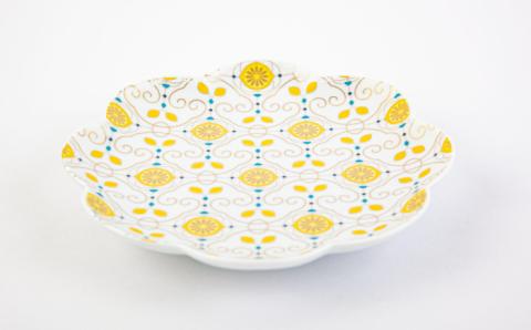 【有田焼】【其泉・簡易包装】くだものシリーズ れもん 銘々皿 2点 / 小皿 / 佐賀県 / 株式会社賞美堂本店 [41APAQ012]