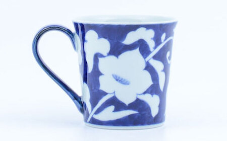 【ロマ佐賀】【有田焼】桔梗 マグカップペア / 食器 / 佐賀県 / 株式会社まるぶん [41APCD011]