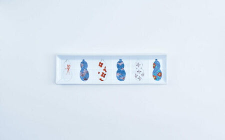 【ロマ佐賀】【有田焼】六瓢（むびょう） 長角皿2点セット / 食器 / 佐賀県 / 株式会社まるぶん [41APCD028]