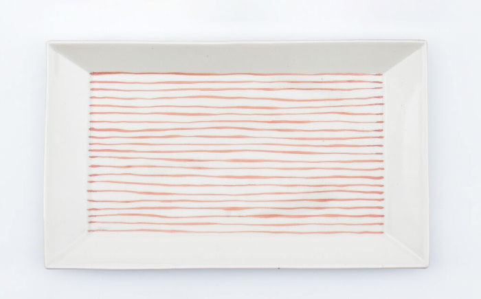 【ロマ佐賀】【有田焼】赤連子長角皿＆小物セット 赤シリーズ/ 食器 / 佐賀県 / 株式会社まるぶん [41APCD067]