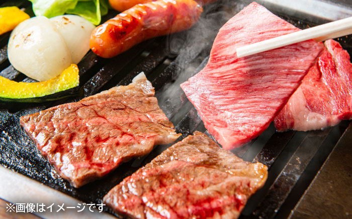 佐賀牛イチボ焼き肉用500g / 牛肉 / 佐賀県 / やま田商店 [41AAAR006]