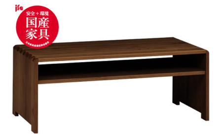 【開梱・設置付】【色が選べる】kumukumu100センターテーブル（クリア色/WN色） / 家具 / 佐賀県 / 株式会社門田木工 [41AAAZ002]