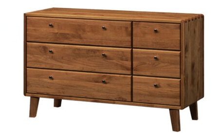 【開梱・設置付】【色が選べる】kumukumu120-3段チェスト（クリア色/WN色） / 家具 / 佐賀県 / 株式会社門田木工 [41AAAZ006]