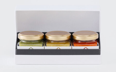 なま柚子こしょう 彩り3種セット / 調味料 / 佐賀県 / 川原食品株式会社 [41AABD003]