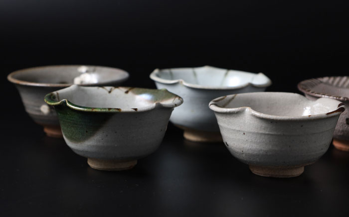 【唐津焼】絵唐津向付5客セット / 小皿 / 佐賀県 / 大杉皿屋窯 [41ABAC008]