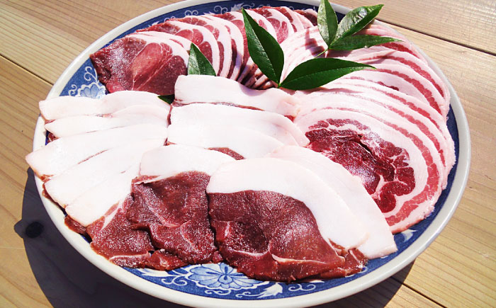 天然いのしし肉スライス 600g / 佐賀県 / ジビエ唐津 [41ABAG004]