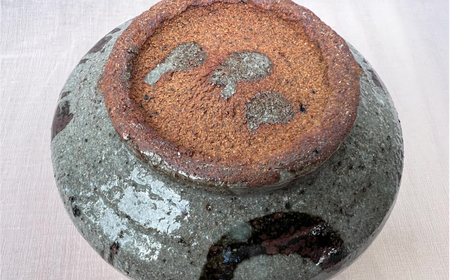 【唐津焼】絵唐津松文筒茶碗 / 佐賀県 / 太兵衛窯 [41ADBR021]