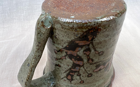 【唐津焼】絵唐津松竹梅文マグカップ / 佐賀県 / 太兵衛窯 [41ADBR035]