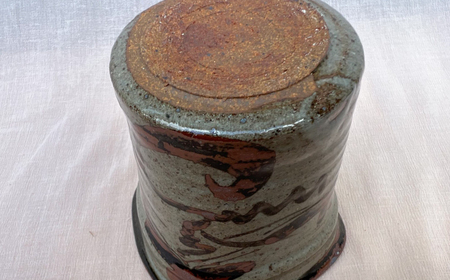 【唐津焼】【2点限定・木箱入り】絵唐津松竹梅文湯呑 / 佐賀県 / 太兵衛窯 [41ADBR036]