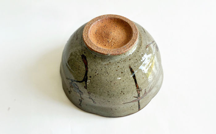 【唐津焼】絵唐津松竹梅文飯碗 / 佐賀県 / 太兵衛窯 [41ADBR043]