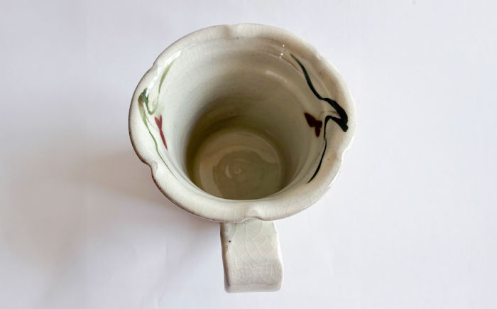 【唐津焼】唐津釉裏紅マグカップ / 佐賀県 / 太兵衛窯 [41ADBR046]