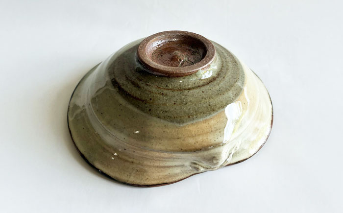 【唐津焼】唐津釉裏紅蛤向付 / 佐賀県 / 太兵衛窯 [41ADBR049]