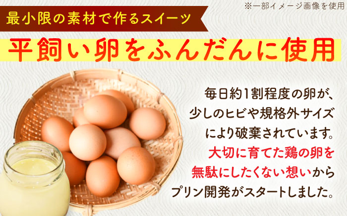 こだわりの平飼い卵を使用！牛乳を使わない優しいプリン 6個入（80g/個） / スイーツ / 佐賀県 / 素ヱコ農園 [41AEAA014]