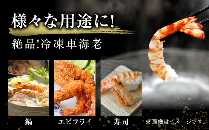 車海老 計500g（250g×2袋）/ えび / 佐賀県 / 株式会社拓水 伊万里クルマエビセンター [41AEAJ007]