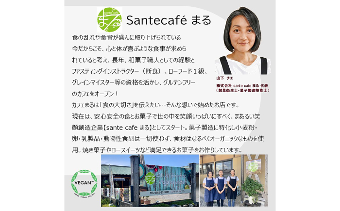グルテンフリー、ヴィーガンスイーツ10点セット / 米粉 パン マフィン / 佐賀県 / 株式会社santecafeまる [41AHAF003]