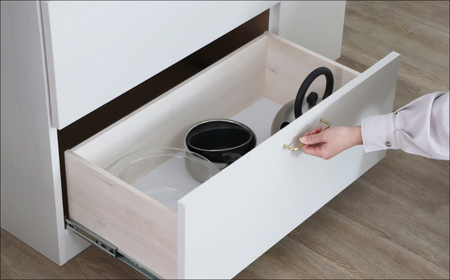 【開梱・設置付】シロカ105 キッチンボード ホワイト / 家具 / 佐賀県 / 株式会社東馬 [41AJCE006]