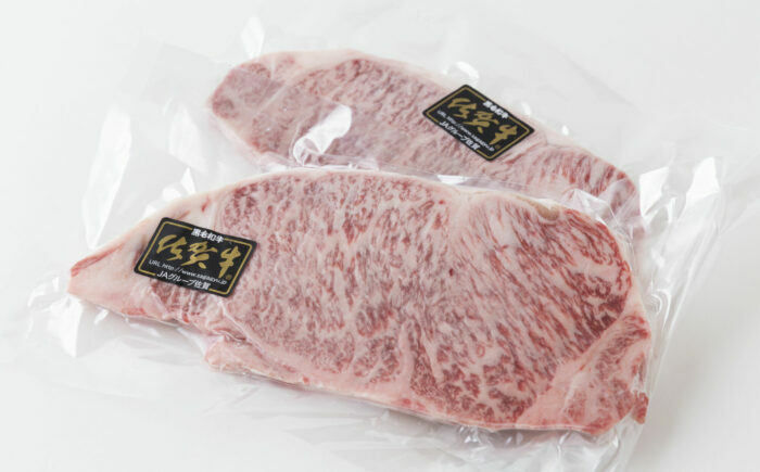 佐賀牛サーロインステーキ 計400g（200g×2パック）と佐賀牛肩ローススライス 500g 食べ比べセット / 牛肉 / 佐賀県 / 上場食肉 [41AOCS059]