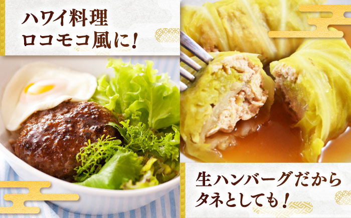 国産黒毛和牛本生ハンバーグ 計600g（120g×5個）/ 簡単調理 加工肉 / 佐賀県 / 株式会社中山牧場 [41AOCW004]