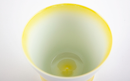 【有田焼】【其泉】焼酎グラス オーロラ イエロー / コップ / 佐賀県 / 株式会社賞美堂本店 [41APAQ002]