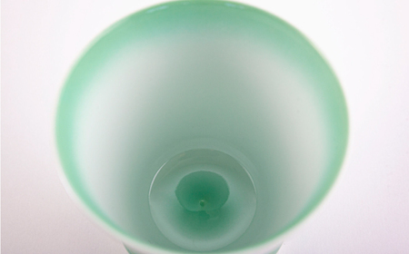 【有田焼】【其泉】焼酎グラス オーロラ グリーン / コップ / 佐賀県 / 株式会社賞美堂本店 [41APAQ003]