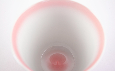 【有田焼】【其泉】焼酎グラス オーロラ ピンク / コップ / 佐賀県 / 株式会社賞美堂本店 [41APAQ004]