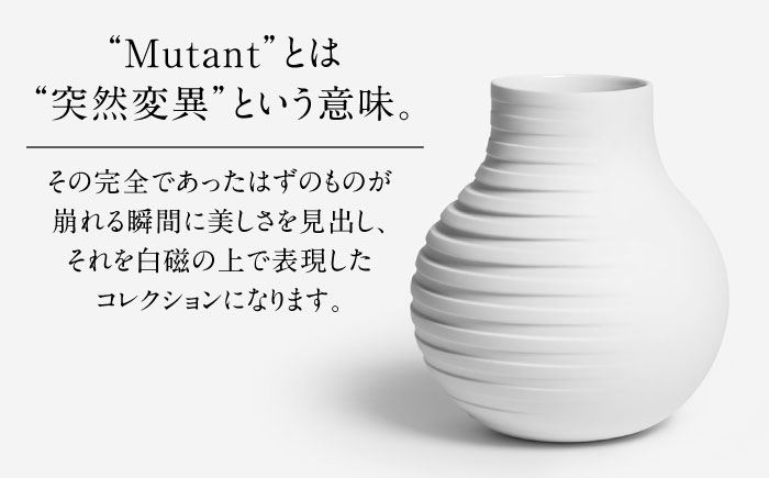 【ロマ佐賀】【有田焼】ミュータントベース / 花瓶 / 佐賀県 / 株式会社まるぶん [41APCD014]