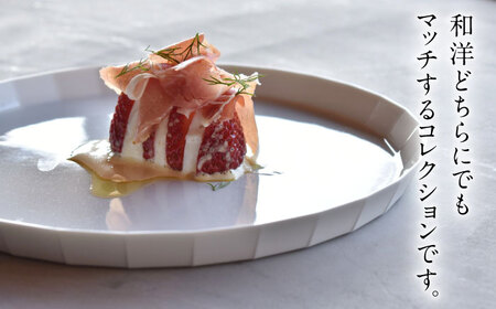 【ロマ佐賀】【有田焼】UTSUA Plate Large/Gloss white プレート大  / 食器 / 佐賀県 / 株式会社まるぶん [41APCD050]