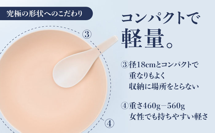 【ロマ佐賀】【有田焼】究極のラーメン鉢レンゲセット ブルー オレンジ ペア / 食器 / 佐賀県 / 株式会社まるぶん [41APCD052]